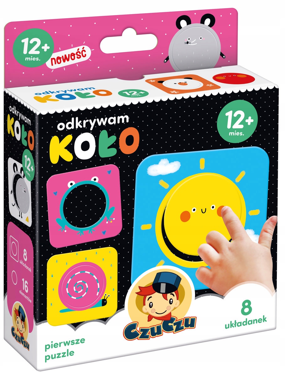 CZUCZU PIERWSZE PUZZLE ODKRYWAM KOŁO 12m+