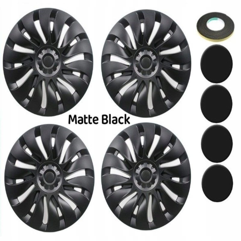 ZESTAW 4SZT KOŁPAKÓW NAKŁADEK NA PIASTĘ 19CALI DO TESLA MODEL Y 2023 Producent Inny