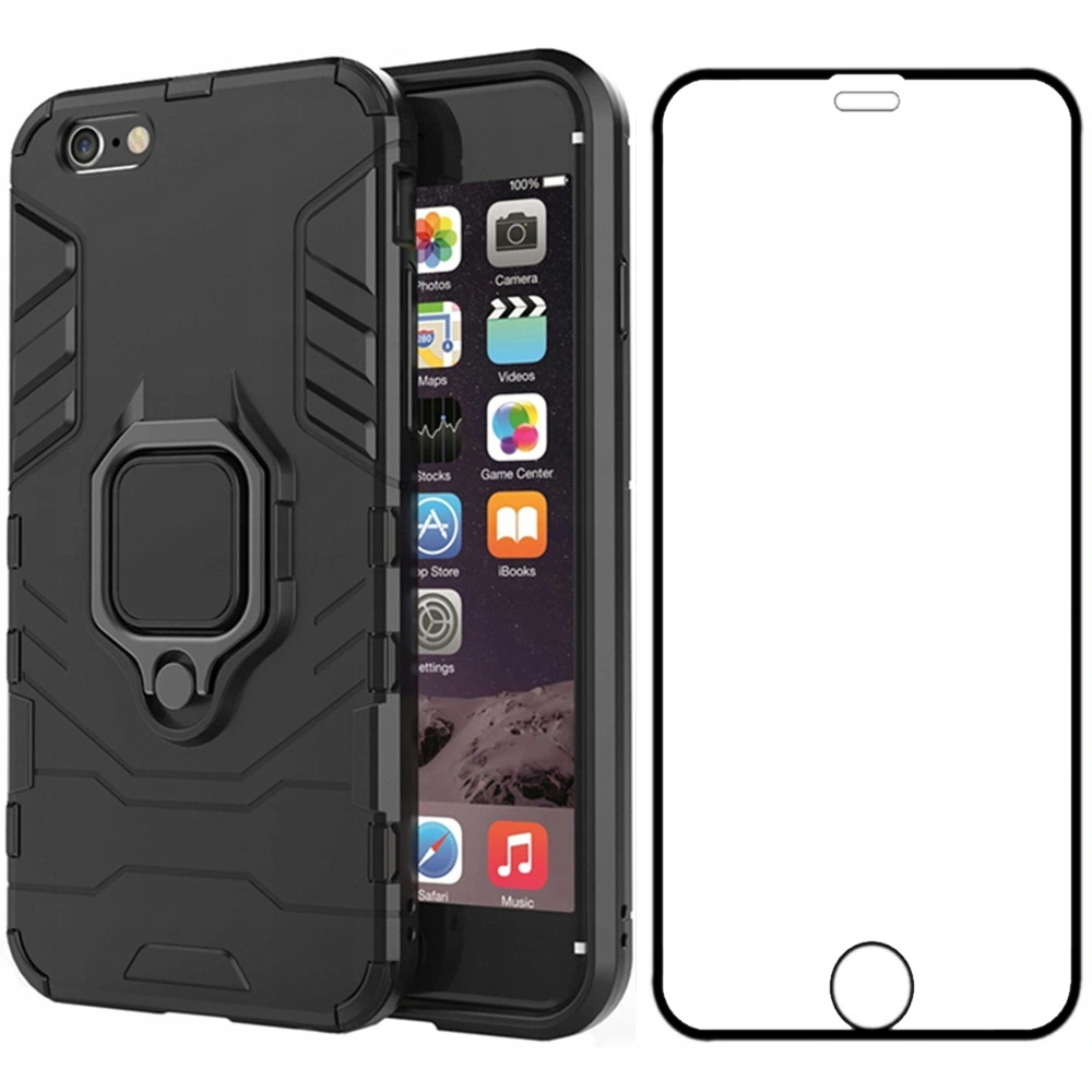

Etui SpaceCase X-Ring do iPhone 7 8 Szkło 5D