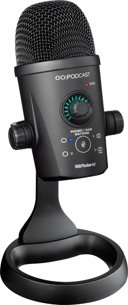 Roland GO:Podcast pojemnościowy mikrofon Usb do podcastów PC/Mac