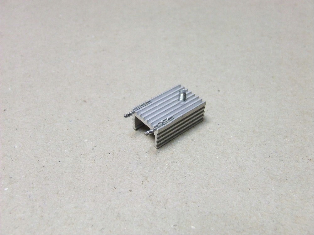 Radiator aluminiowy TO220 (25x15x10mm) Symbol Radiator 20x15x10mm