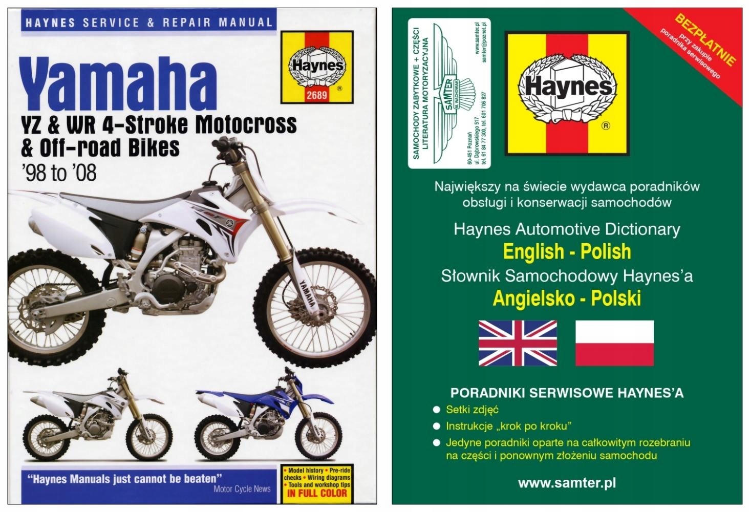 Yamaha WR 250 F WR 400 F WR 426 F WR 450 f 1998-08