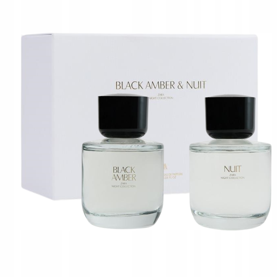 Zestaw Zara Nuit 90 ml Black Amber 90 ml piękny zestaw damski