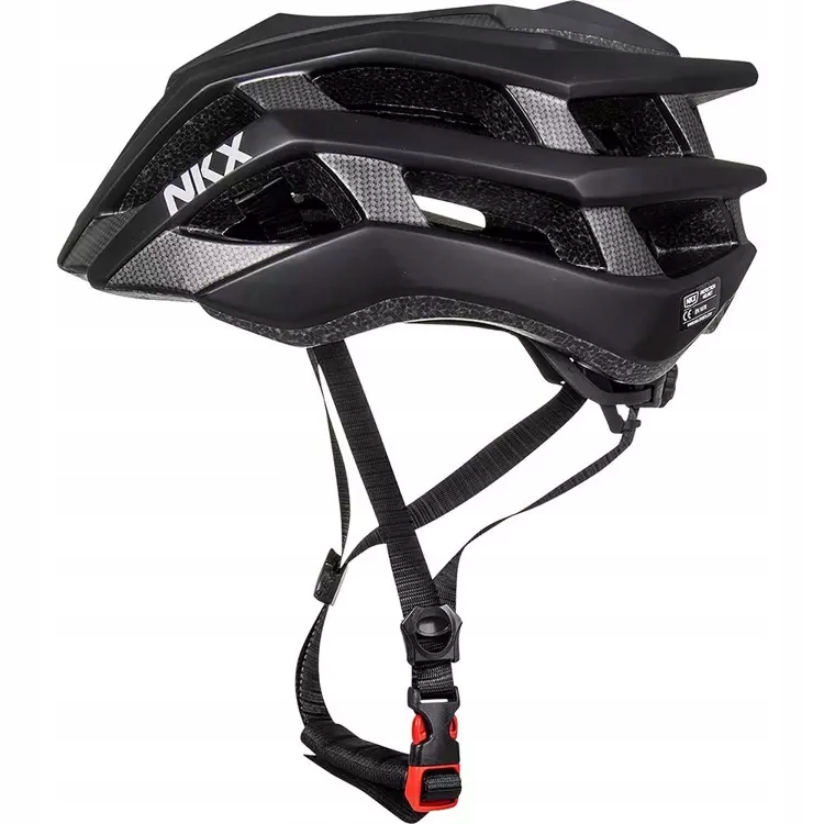 Kask Rowerowy Nkx Racer Pro Czarny L/XL