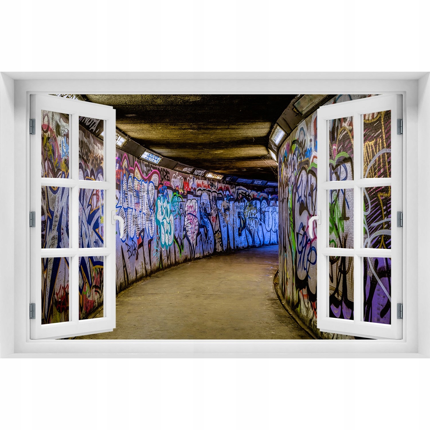 

Fototapeta Naklejka na ścianę Graffiti w metrze