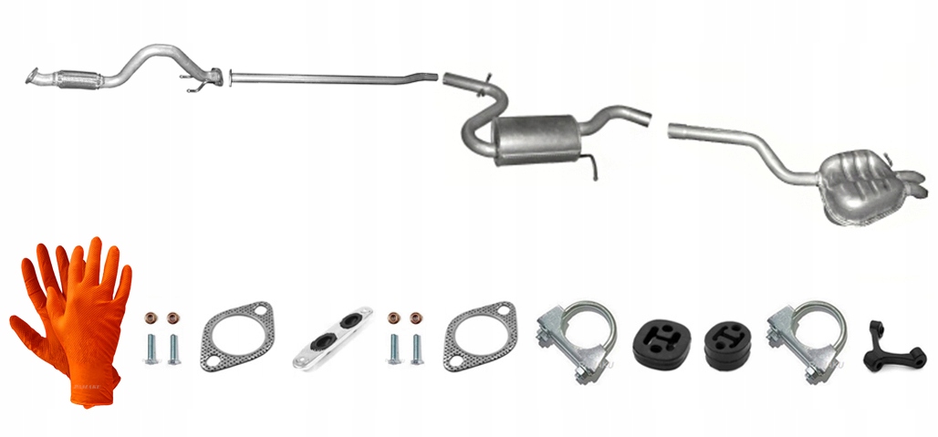 Vw Golf 5 V 1.4 TSi 90 kW (2007-6/2009) Kombi Výfukový Systém