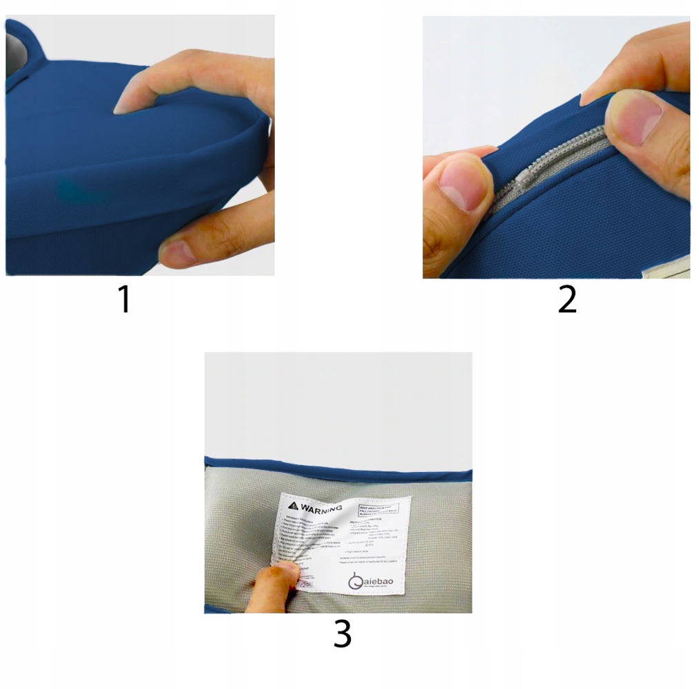 NOSIDEŁKO WIELOFUNKCYJNE 8W1 NOSIDŁO BIODROWE ERGONOMICZNE 18 KG PRZÓD TYŁ Kod producenta A6612