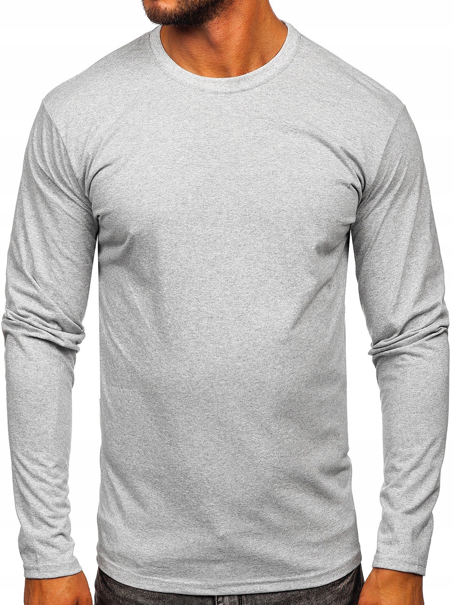 

Longsleeve Męski Koszulka Szara 1209 Rozmiar_m