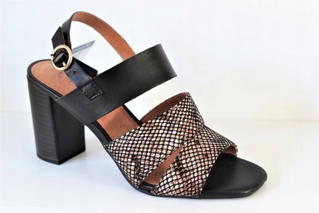 Caprice 28304-28 Sandály Černé/snake Černé VEL.39