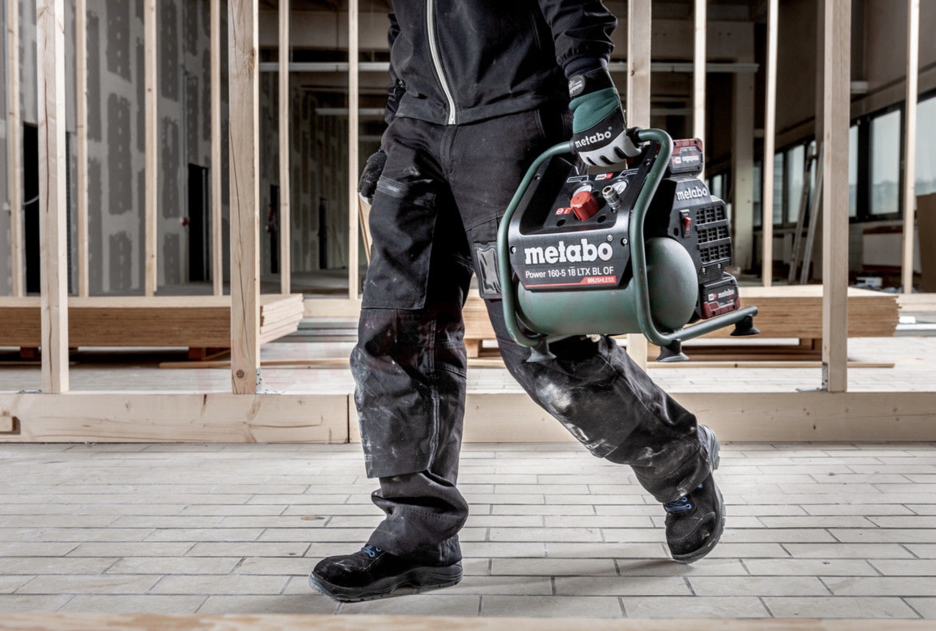 Kompresor METABO Power 160-5 18 LTX BL OF Zasilanie akumulatorowe