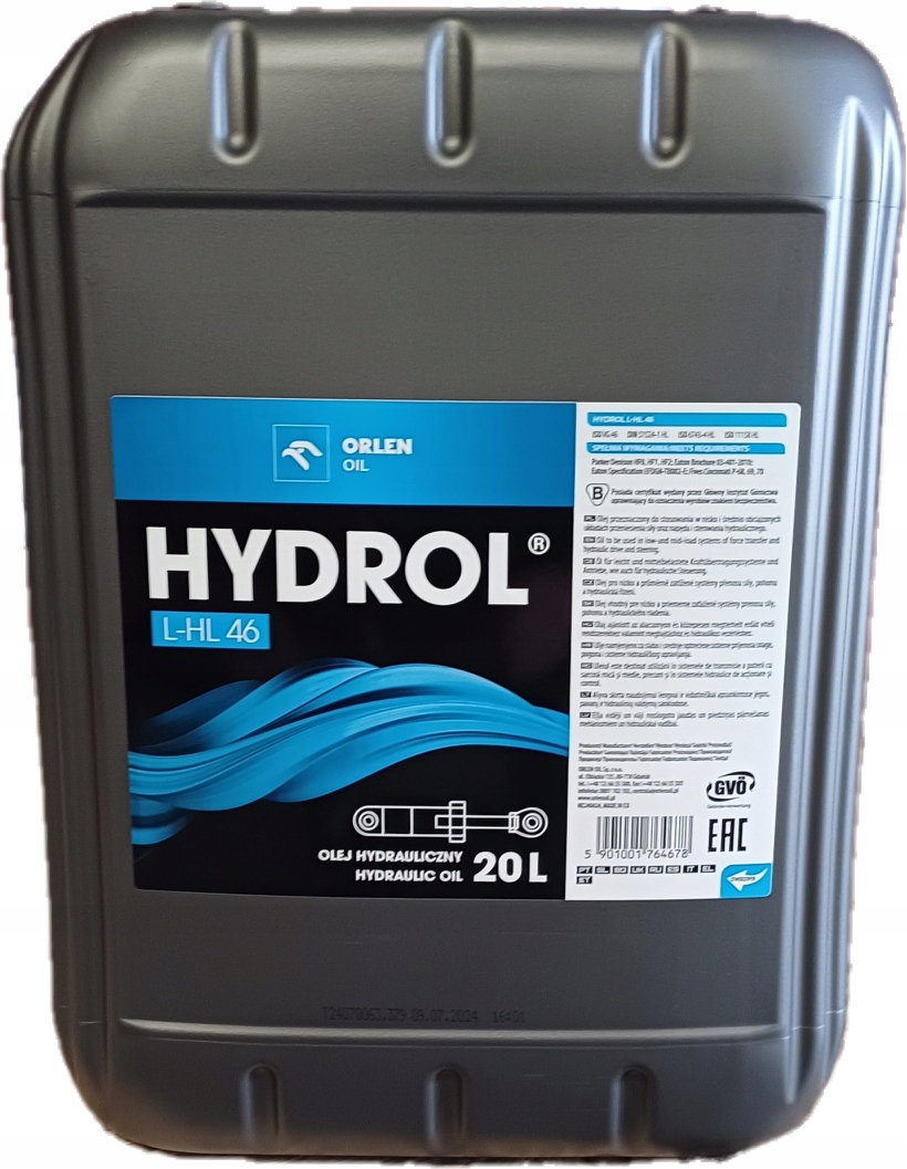 Orlen olej hydrauliczny HYDROL L-HL 46