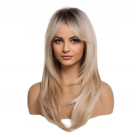 

Peruka blond ombre peruki damskie Jak naturalna