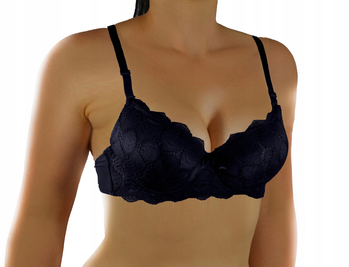 

Koronkowy Max Push Up exclusive C 75 czarny