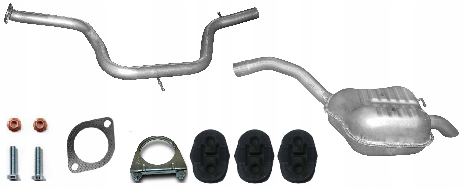 Ford Galaxy 2.0 D Tdci 2010-0/00 Tlumič Komplet