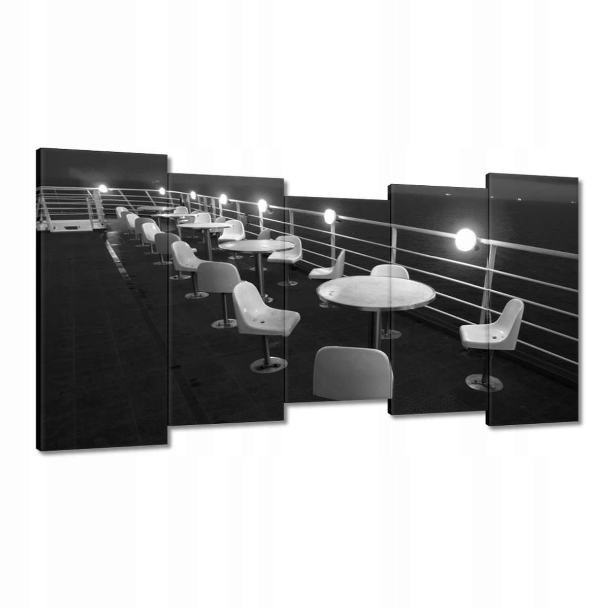 Obrazy 150x80 Kavárna u moře