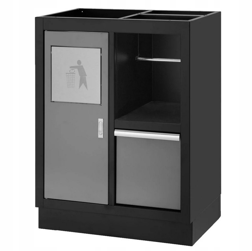 Szafka warsztat odpady śmieci BQ pojemnik uchwyt p