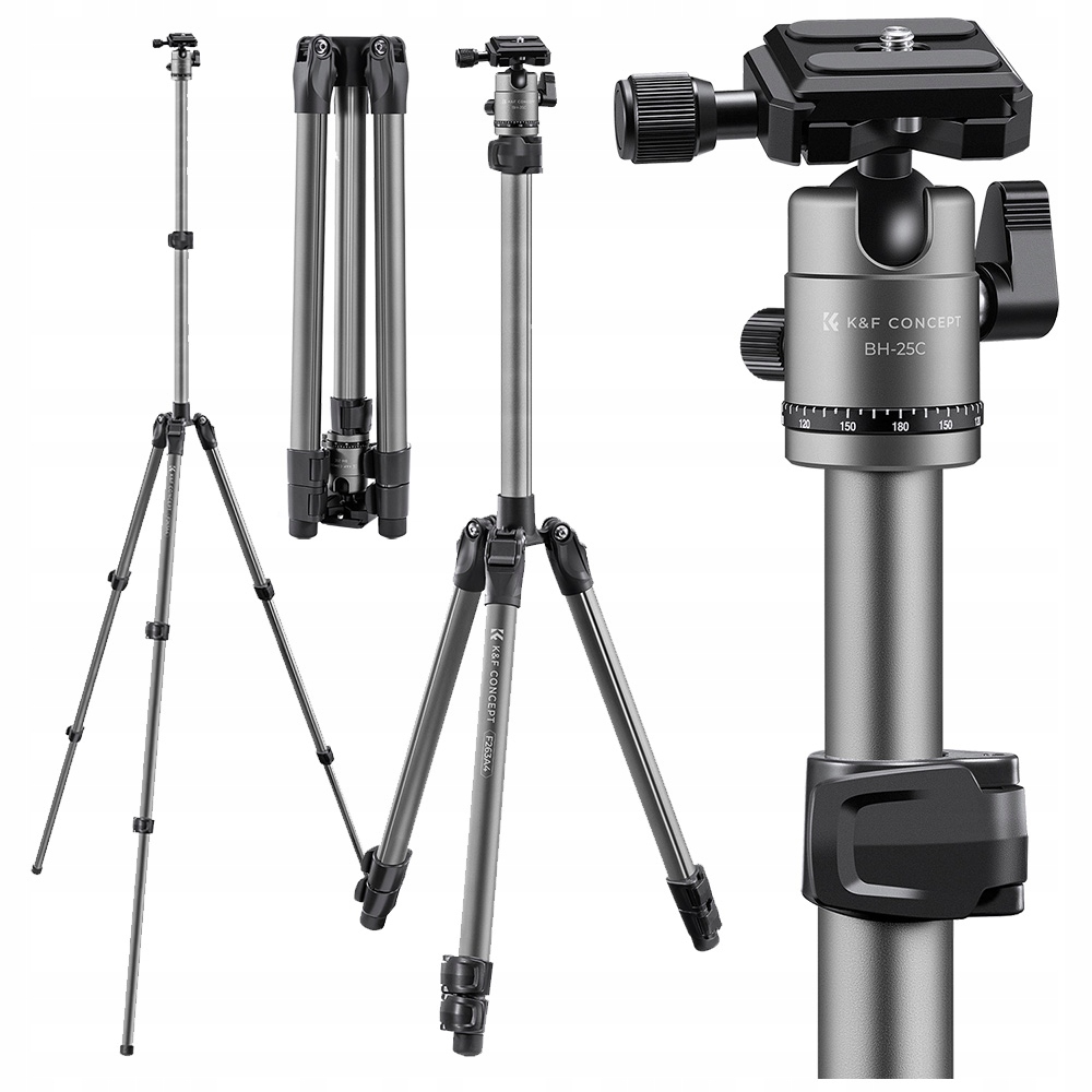 Ultralehký stativ pro fotoaparát hlava 1,1 kg Pro