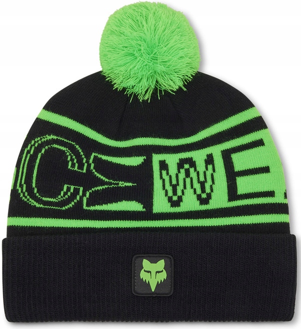 Čepice s Pomponem Fox Throttle Beanie Black