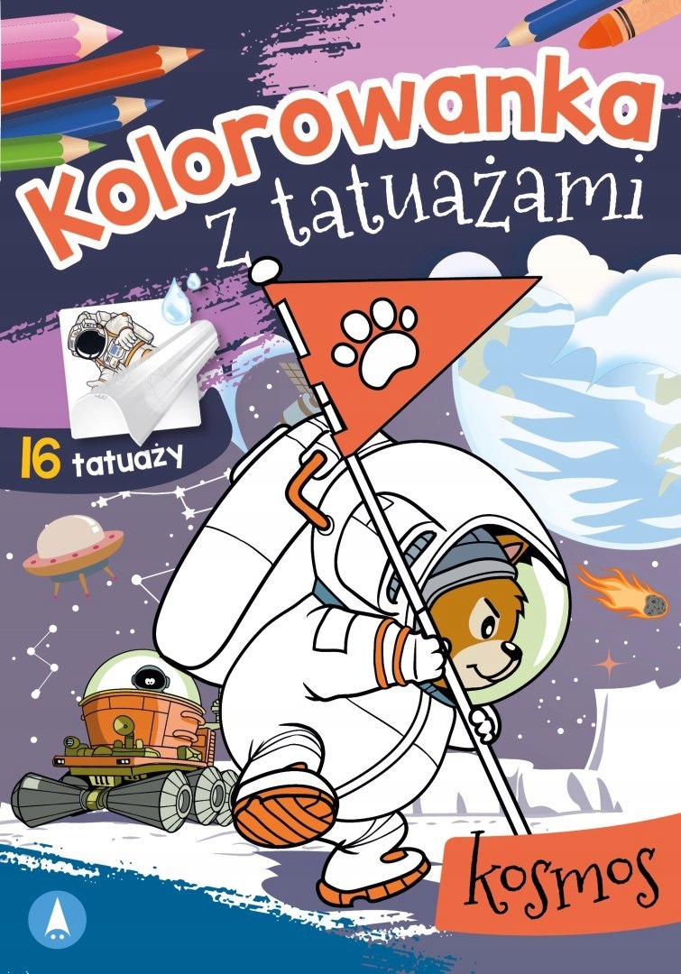 

Kolorowanka z tatuażami Kosmos 16 Tatuaży