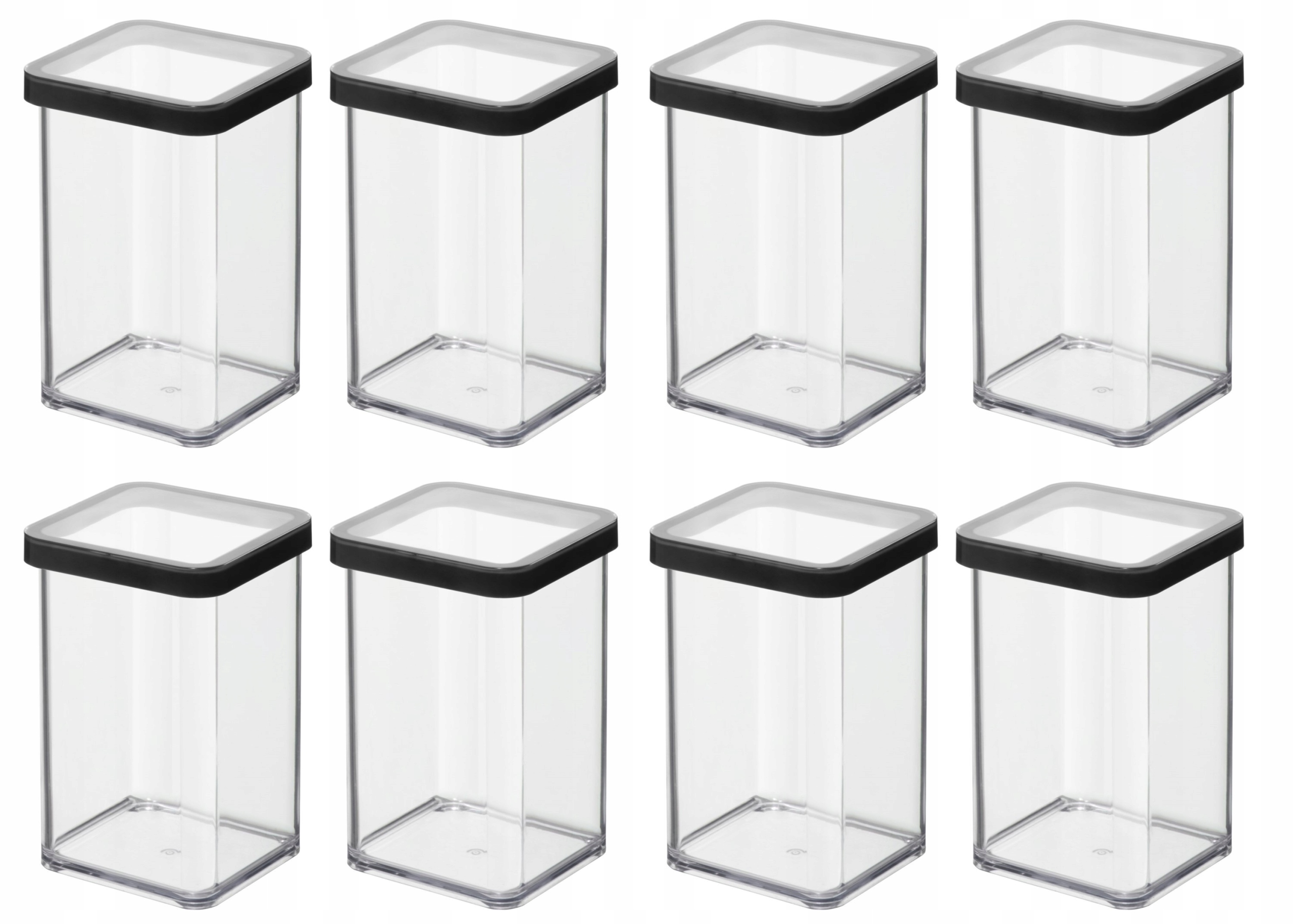 

Zestaw 8 pojemników na sypkie płatki 1 L Loft Roth