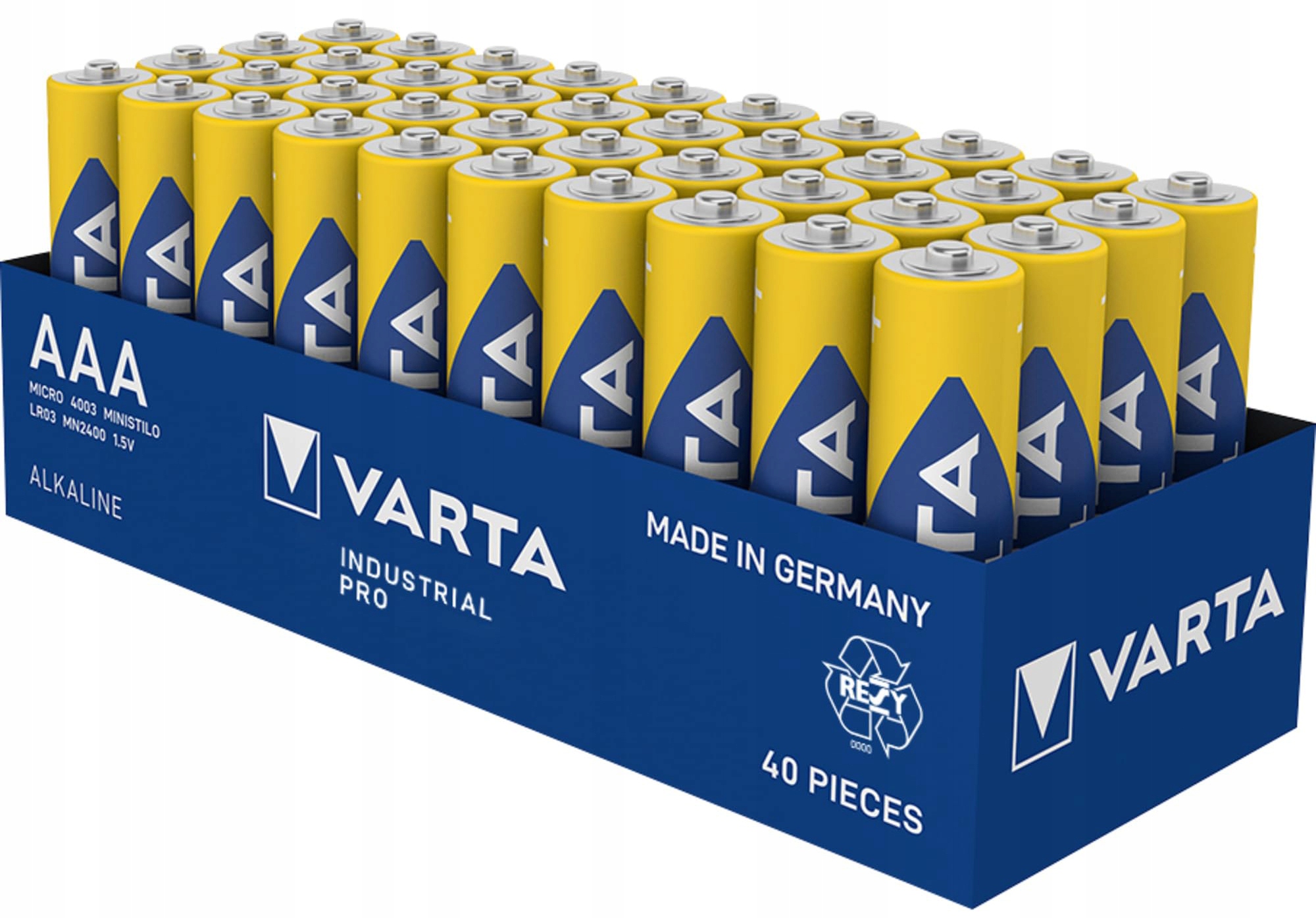 Щелочная батарея VARTA AAA (R3) 40 шт.