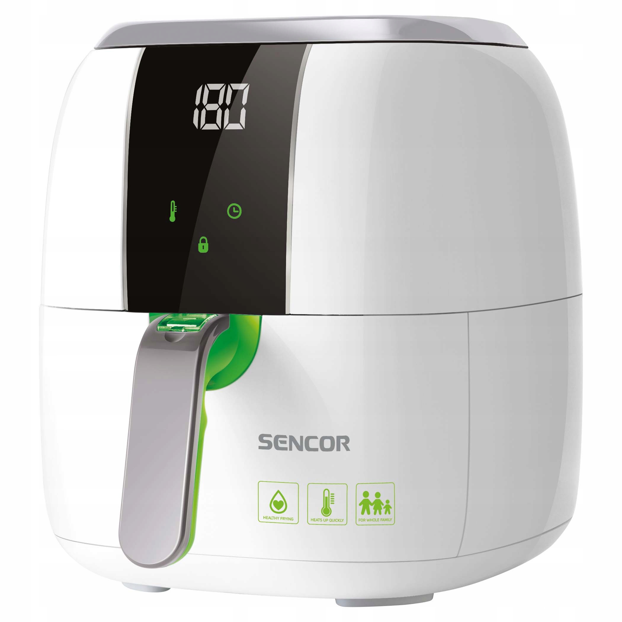 Frytkownica beztłuszczowa airfryer Sencor 5320WH 1400W 3l 60-200 st C