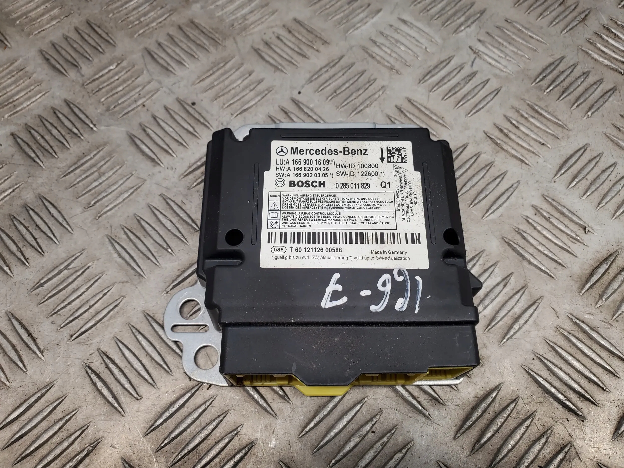 Mercedes-Benz GL X166 A1669001609 Moduły poduszek powietrznych