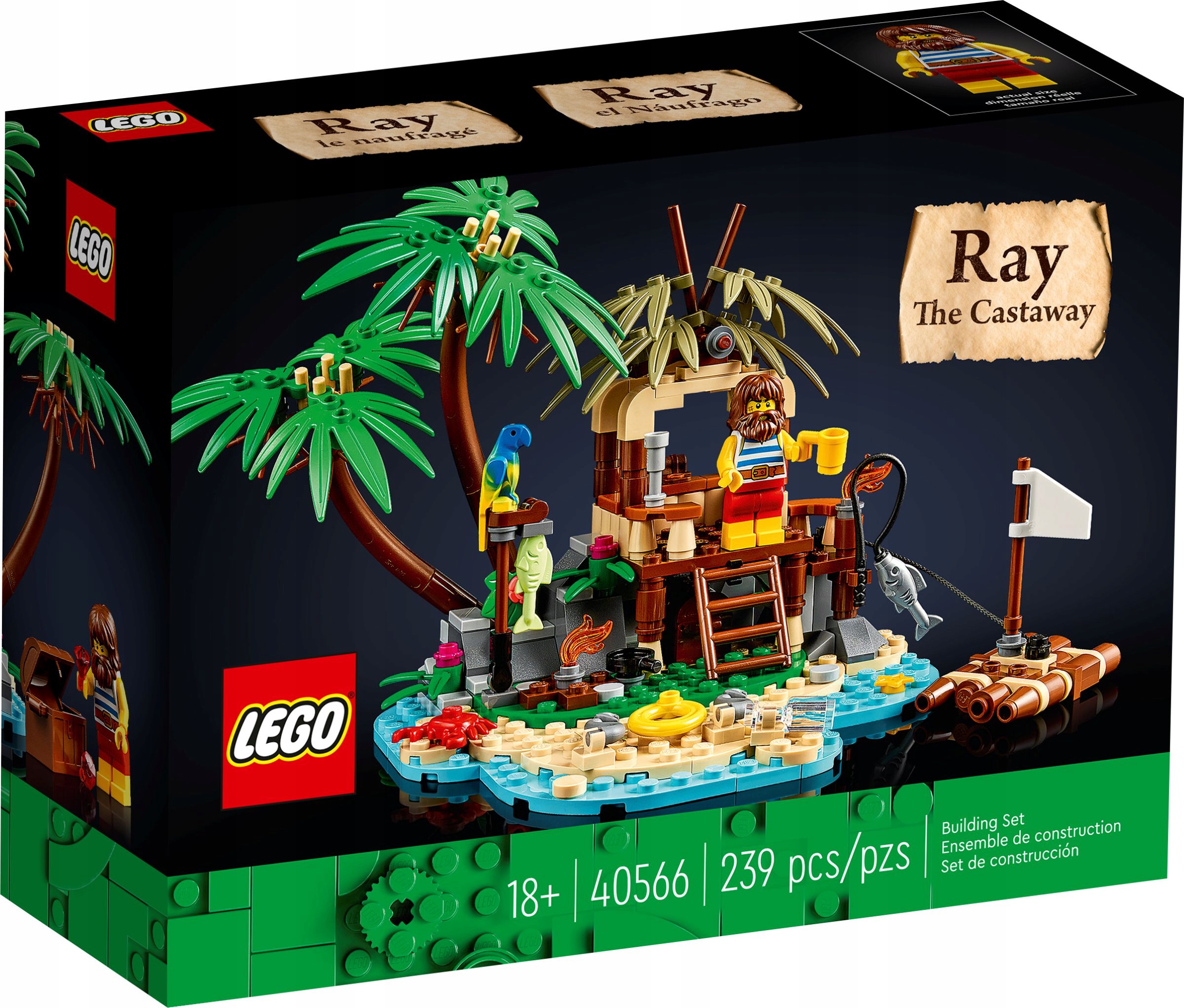 LEGO Ideas 40566 Rozbitek Ray Marka LEGO