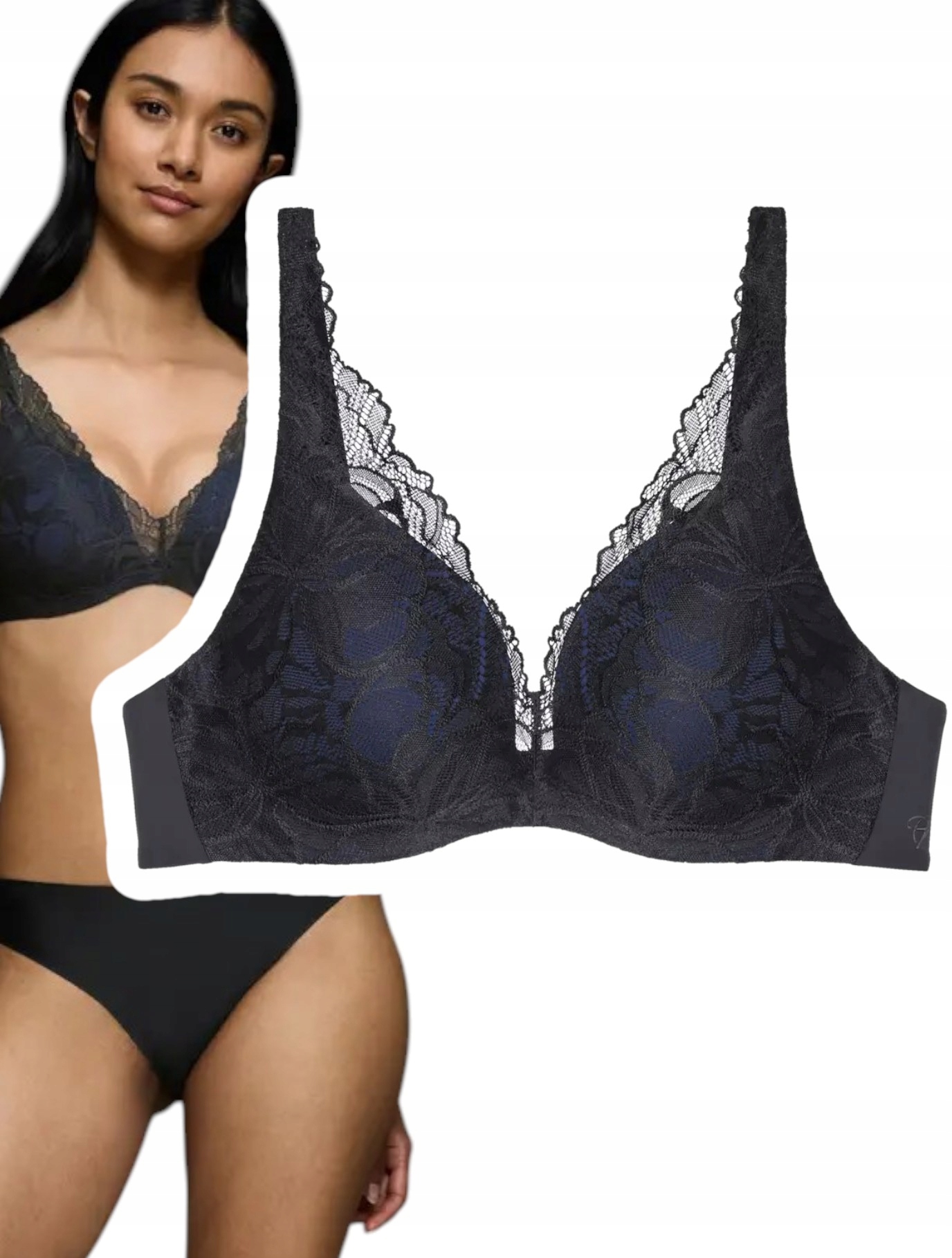 Podprsenka Triumph Body Make-up Illusion Lace Wp Černá 70 F Braletka