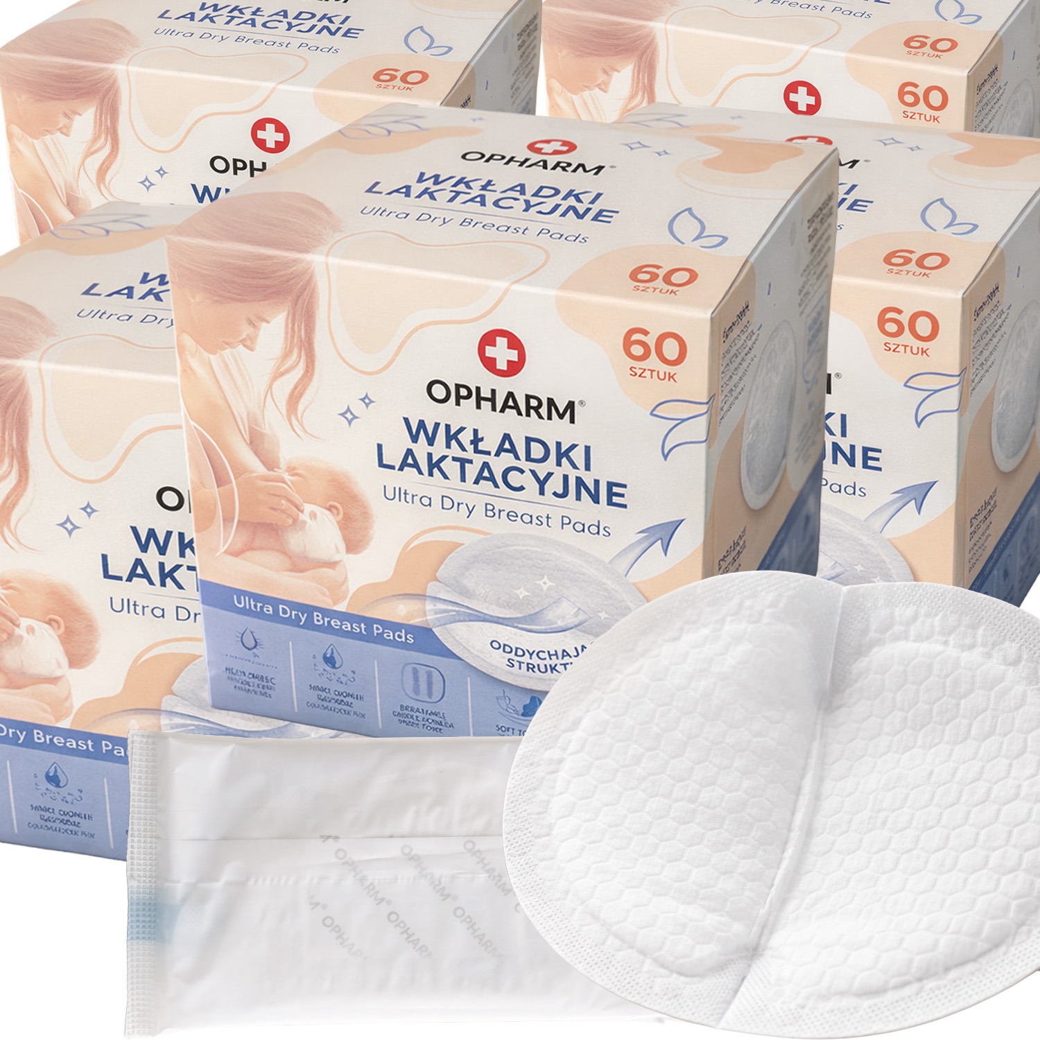 WKŁADKI LAKTACYJNE ULTRA CIENKIE 240 szt - OPHARM