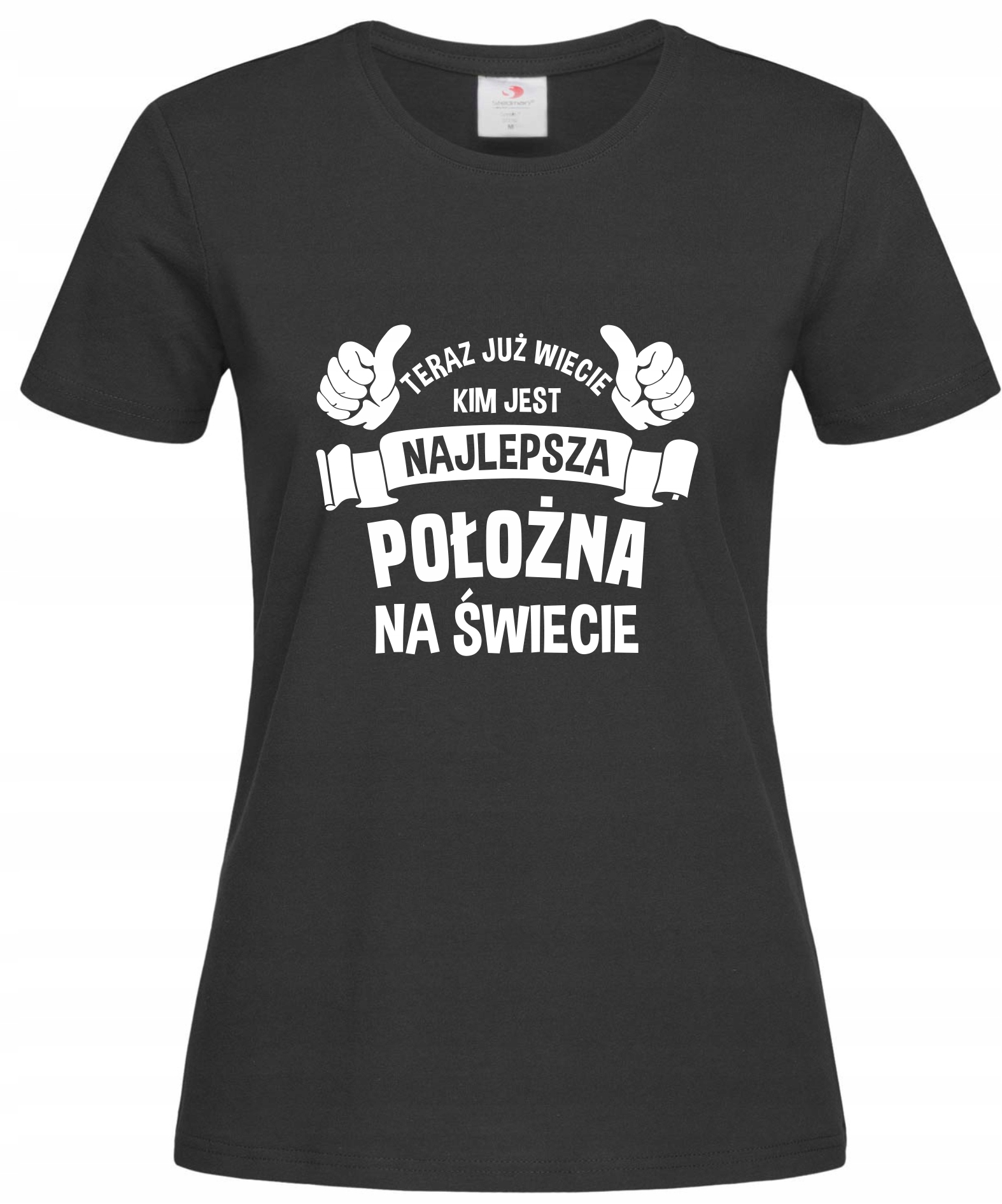 

koszulka Najlepsza Położna z nadrukiem L