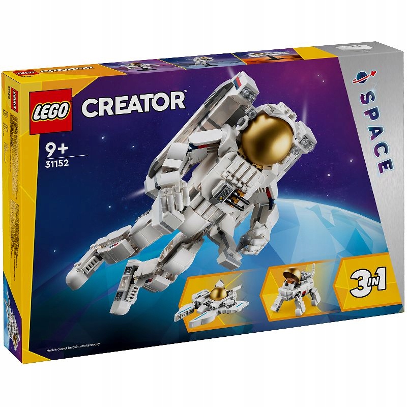LEGO CREATOR - ASTRONAUTA 3 W 1 NR 31152