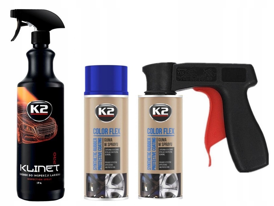 K2 GUMA FOLIA SPRAY PISTOLET ODTLUSZCZACZ NIEBIESK