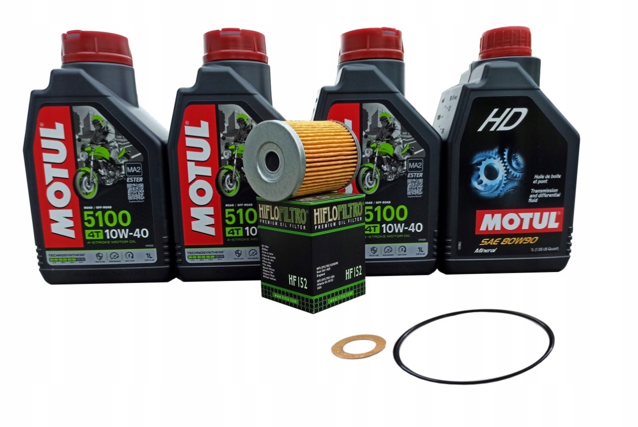 Zestaw serwisowy olej Motul, filtr do quada CF MOTO 520 C-FORCE