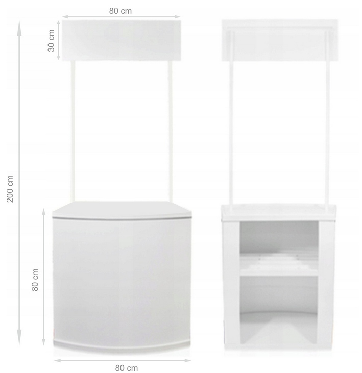 STOISKO DEGUSTACYJNE PROMOCYJNE REKLAMOWE economic Z GRAFIKĄ Stan opakowania oryginalne