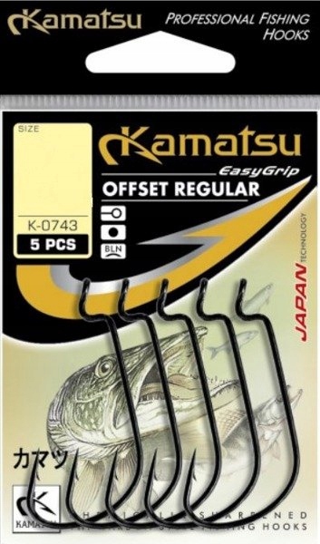 Haczyk Kamatsu Offset Regular 1/0 Blno OP.5SZT 516
