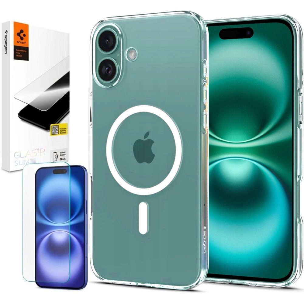 Spigen Pouzdro pouzdro s MagSafe pouzdrem Clear Sklo pro Apple iPhone 16
