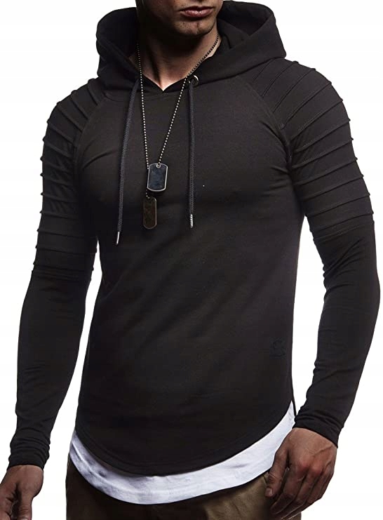 Leif Nelson Mikina s kapucí Černá XL