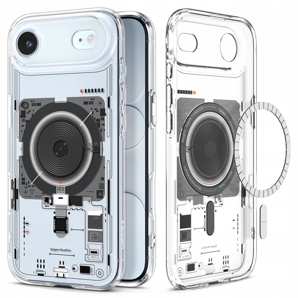 Pouzdro Spigen Ultra Hybrid MagSafe pro iPhone 17 Air Neo One průhledné