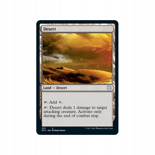Mtg Desert (Uncommon)