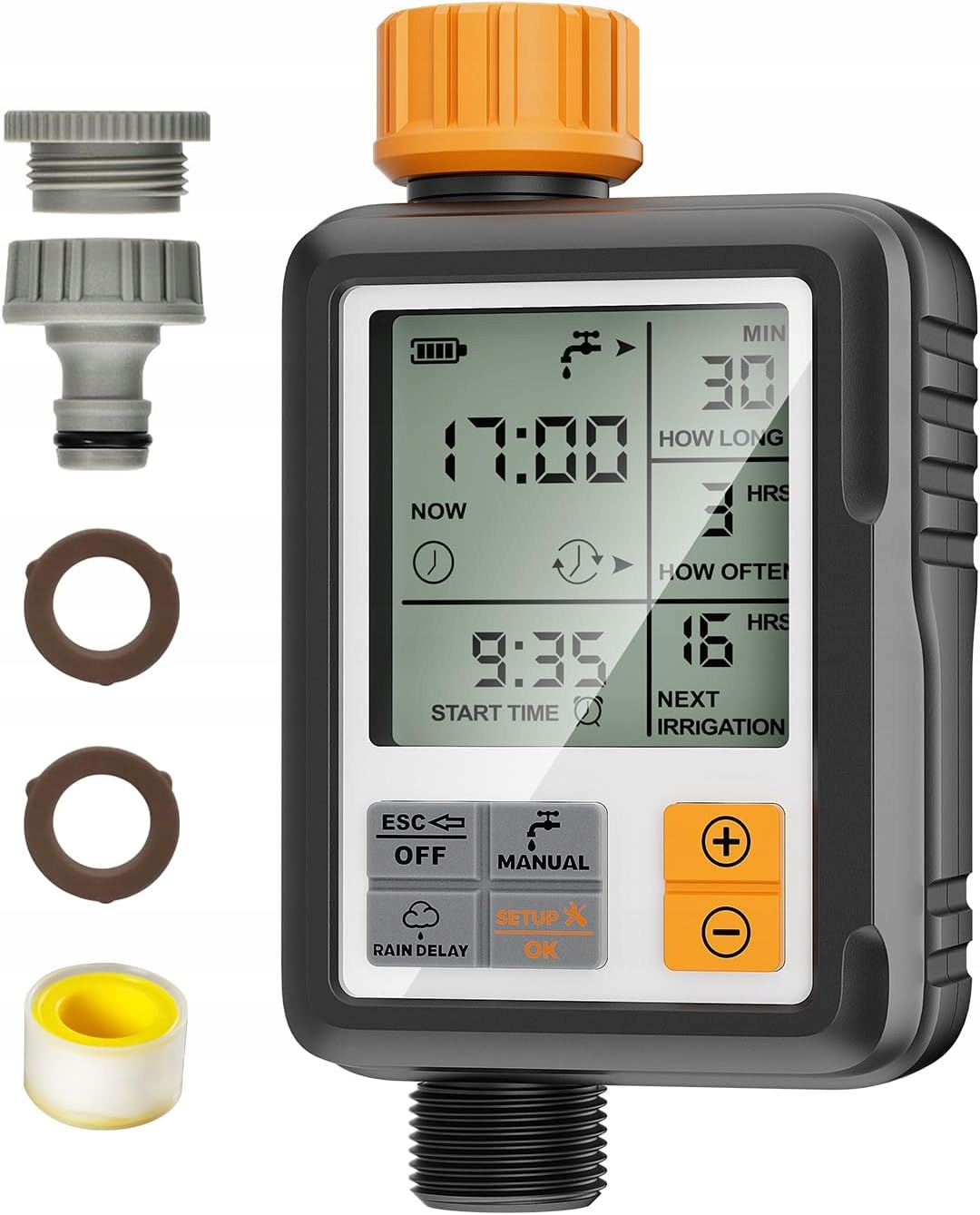 LCD Zavlažovací Programátor Automatický Časovač Vody