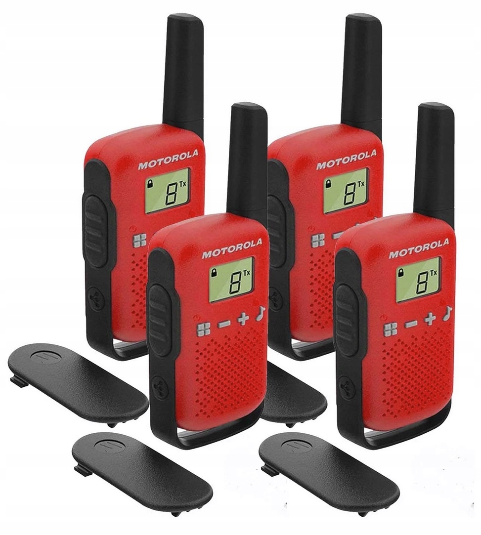 MOTOROLA KRÓTKOFALÓWKI TLKR T42 QUAD 4 KM 4szt