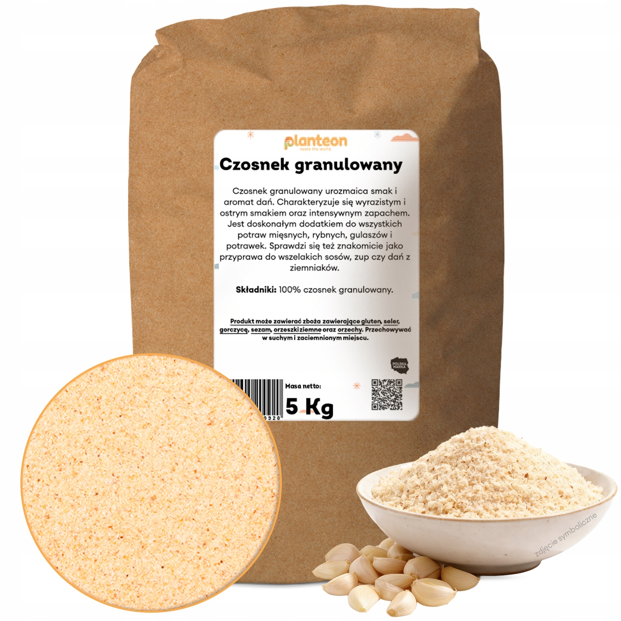 Czosnek granulowany 5kg