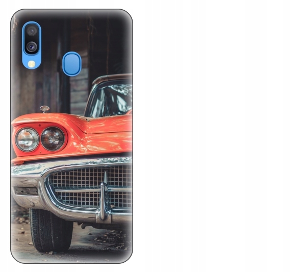 

Etui pokrowiec Samsung Galaxy A40 Samochód vintage