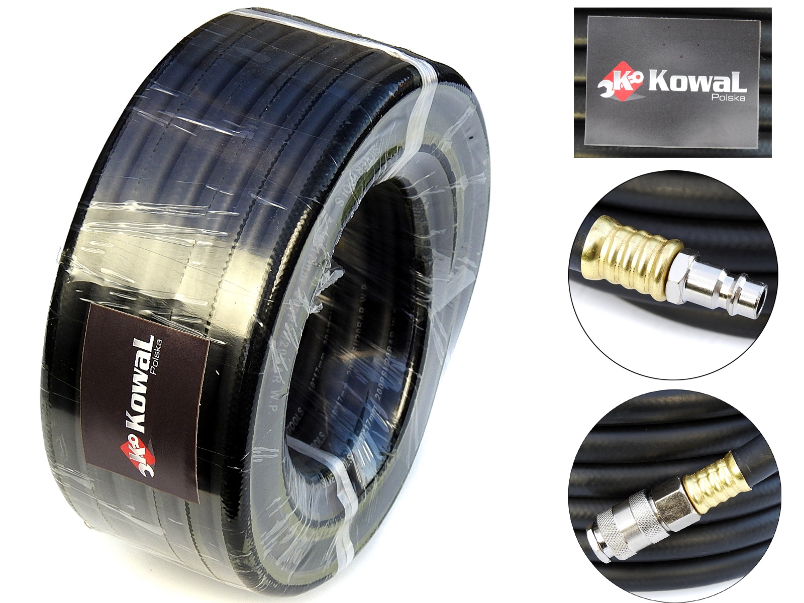 WĄŻ 15m powietrza do kompresora olejowy GRUBY