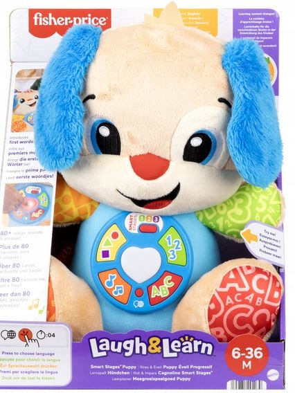 Fisher-price Smart Stages JFD20 szczeniaczek uczniaczek 5 języków