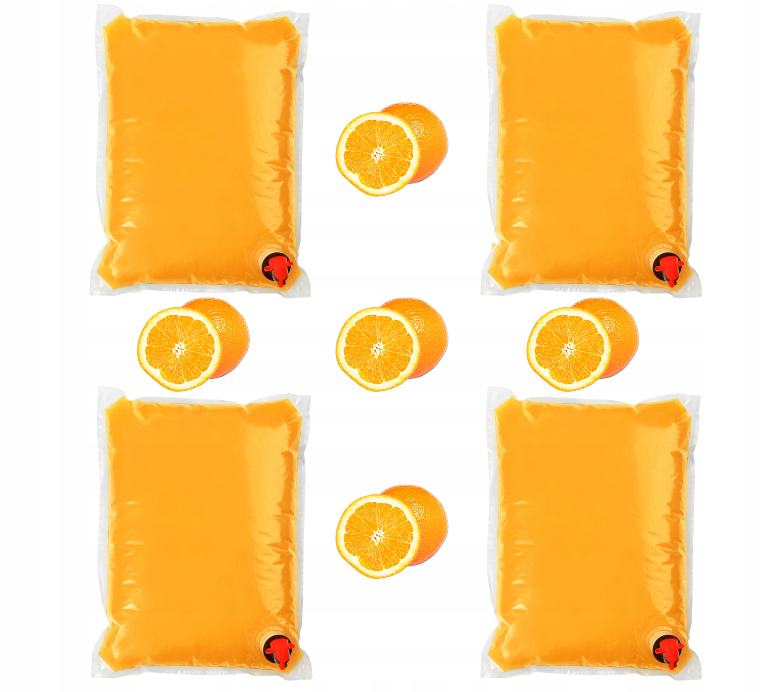 Sok pomarańczowy Pomarańcza 4x5L z pomarańczy na orzeźwienie 100% tłoczony