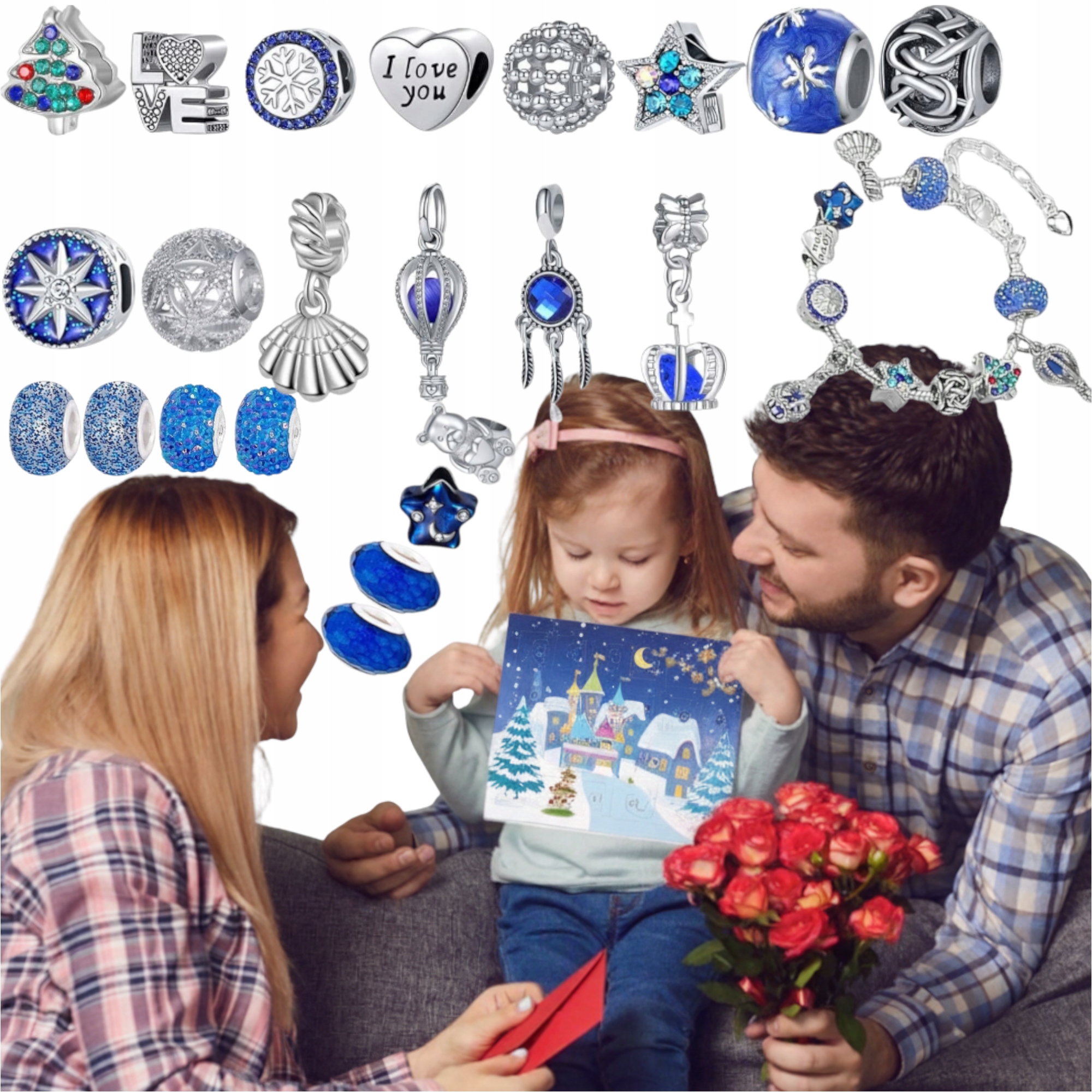 Adventní kalendář Pro Dívky Sada Na Výrobu Šperků 2025 XL