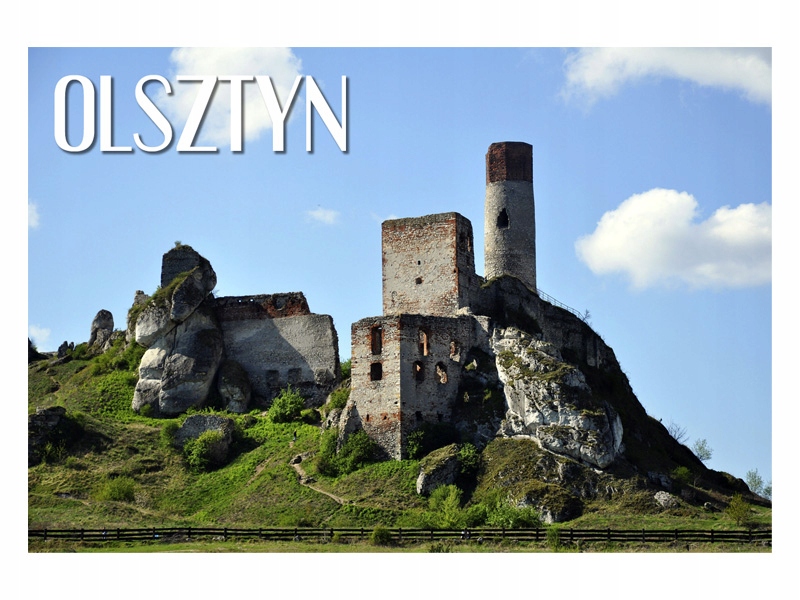 

Olsztyn Zamek Jura Skały Magnes na lodówkę