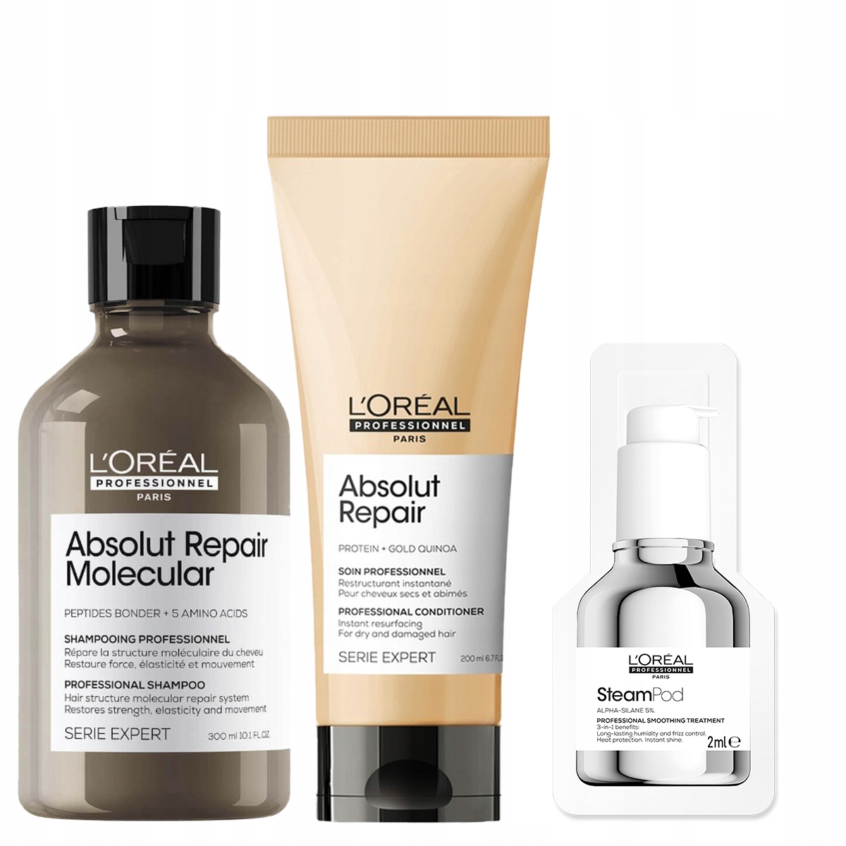 Loreal sada Absolut Repair Molecular šampon a kondicionér dárek